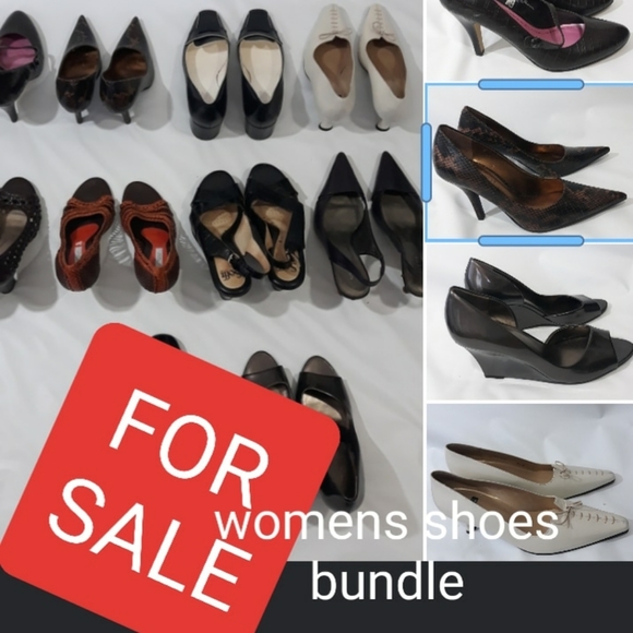 None Shoes - Womens leather shoes bundle 9 pairs